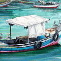 Pirogue Fishing Boat by Karin Dawn Kelshall- Best Pirogue Fishing Boat by Karin Dawn Kelshall- Best