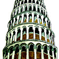 Pisa Erected Drawing by Patricia Arroyo Pisa Erected Drawing by Patricia Arroyo