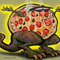 Pizza Zilla Digital Art by Kevin Middleton Pizza Zilla Digital Art by Kevin Middleton