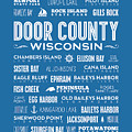 Places Of Door County On Blue by Christopher Arndt Places Of Door County On Blue by Christopher Arndt