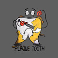 Plaque Tooth T-shirt Painting by Anthony Falbo Plaque Tooth T-shirt Painting by Anthony Falbo