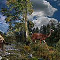 Pliocene - Pleistocene mural 2 Digital Art by Julius Csotonyi Pliocene - Pleistocene mural 2 Digital Art by Julius Csotonyi