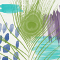 Plumage 4- Art by Linda Woods Painting by Linda Woods Plumage 4- Art by Linda Woods Painting by Linda Woods