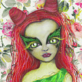 Poison Ivy Painting by Abril Andrade Poison Ivy Painting by Abril Andrade