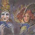 Poker Game Faces Painting by Nik Helbig Poker Game Faces Painting by Nik Helbig