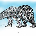 Polar bear doodle Digital Art by Darren Cannell Polar bear doodle Digital Art by Darren Cannell
