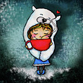 Polar Bear Hug Mug Girl Digital Art by Laura Ostrowski Polar Bear Hug Mug Girl Digital Art by Laura Ostrowski