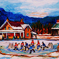 Pond Hockey by Carole Spandau Pond Hockey by Carole Spandau