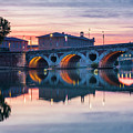 Pont Neuf In Toulouse At Sunset by Elena Elisseeva Pont Neuf In Toulouse At Sunset by Elena Elisseeva