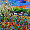Poppies in Sorinnes Painting by Pol Ledent Poppies in Sorinnes Painting by Pol Ledent