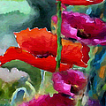Poppies in watercolor Painting by Rafael Salazar Poppies in watercolor Painting by Rafael Salazar