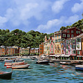 Portofino nel 2012 Painting by Guido Borelli Portofino nel 2012 Painting by Guido Borelli