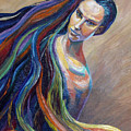 Portrait of a Girl Painting by Alina Malykhina Portrait of a Girl Painting by Alina Malykhina