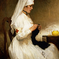 Portrait of a Nurse from the Red Cross Painting by Gabriel Emile Niscolet Portrait of a Nurse from the Red Cross Painting by Gabriel Emile Niscolet