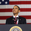 President Obama Photograph by War Is Hell Store President Obama Photograph by War Is Hell Store