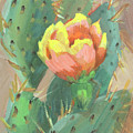 Prickly Pear Cactus Bloom by Diane McClary Prickly Pear Cactus Bloom by Diane McClary