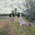 Promenade near Argenteuil Painting by Claude Monet Promenade near Argenteuil Painting by Claude Monet