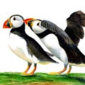 Puffins by Alison Langridge Puffins by Alison Langridge