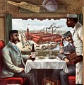 Pullman Compartment Cars and Trains - Vintage Travel Poster Mixed Media by Studio Grafiikka Pullman Compartment Cars and Trains - Vintage Travel Poster Mixed Media by Studio Grafiikka