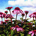 Purple Coneflowers Painting by Marie Witte Purple Coneflowers Painting by Marie Witte