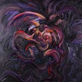 Purple Passion Painting by Nadine Rippelmeyer Purple Passion Painting by Nadine Rippelmeyer