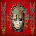 Queen Mother Idia - Ivory Hip Pendant Mask - Nigeria - Edo Peoples - Court  of Benin on Red Leather T-Shirt by Serge Averbukh - Fine Art America