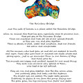 Rainbow Bridge Poem With Colorful Paw Print by Sharon Cummings Painting by Sharon Cummings Rainbow Bridge Poem With Colorful Paw Print by Sharon Cummings Painting by Sharon Cummings