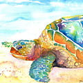 Rainbow Sea Turtle Painting by Marionette Taboniar Rainbow Sea Turtle Painting by Marionette Taboniar
