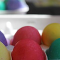 Raspberry and Hawaiian Surf Colored Easter Eggs by Colleen Cornelius Raspberry and Hawaiian Surf Colored Easter Eggs by Colleen Cornelius