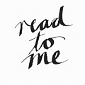 Read To Me- Art by Linda Woods Mixed Media by Linda Woods Read To Me- Art by Linda Woods Mixed Media by Linda Woods