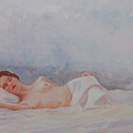 Reclining Nude 3 Painting by David Ladmore Reclining Nude 3 Painting by David Ladmore