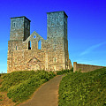 Reculver Towers Photograph by Richard Denyer Reculver Towers Photograph by Richard Denyer