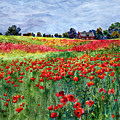 Red Carpet Painting by Hailey E Herrera Red Carpet Painting by Hailey E Herrera