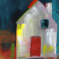Red Door- Art by Linda Woods Painting by Linda Woods Red Door- Art by Linda Woods Painting by Linda Woods