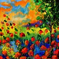 Red Poppies 45150 Painting by Pol Ledent Red Poppies 45150 Painting by Pol Ledent