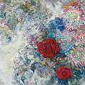 Red Roses Painting by Maya Gusarina Red Roses Painting by Maya Gusarina