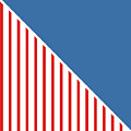 Red White And Blue Triangles by Linda Woods Red White And Blue Triangles by Linda Woods