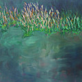 Reeds at Green Cay Painting by Ellen Eschwege Reeds at Green Cay Painting by Ellen Eschwege