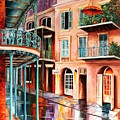 Reflections on St Peter Street Painting by Diane Millsap Reflections on St Peter Street Painting by Diane Millsap