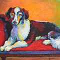 Regal Puppy Painting by Jyotika Shroff Regal Puppy Painting by Jyotika Shroff