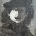 Rembrandt Drawing by Amelie Simmons Rembrandt Drawing by Amelie Simmons