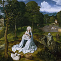 Rest during the Flight to Egypt Painting by Joachim Patinir Rest during the Flight to Egypt Painting by Joachim Patinir