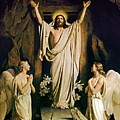 Resurrection Painting by Carl Heinrich Bloch Resurrection Painting by Carl Heinrich Bloch
