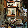 Rio Degli Squeri Painting by Guido Borelli Rio Degli Squeri Painting by Guido Borelli