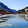 River in Winter by Atom Crawford