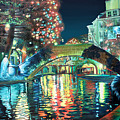 Riverwalk Painting by Baron Dixon Riverwalk Painting by Baron Dixon