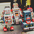 Robots Of Retro Cool by Jorgo Photography - Wall Art Gallery Robots Of Retro Cool by Jorgo Photography - Wall Art Gallery