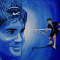 Roger Federer Painting by Quwatha Valentine Roger Federer Painting by Quwatha Valentine