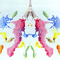 Rorschach Test Card No. 10 Photograph by Science Source Rorschach Test Card No. 10 Photograph by Science Source