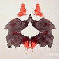 Rorschach Test Card No. 2 Photograph by Science Source Rorschach Test Card No. 2 Photograph by Science Source